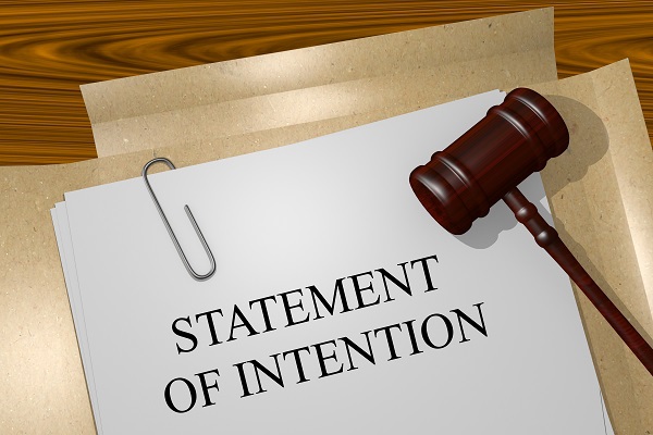 What Is A Statement Of Intention In A Bankruptcy Case?
